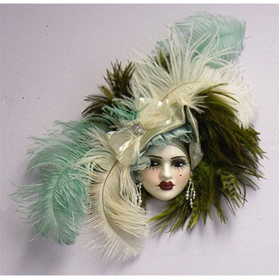 Unique Creations Lady Face Mask Wall Decor Wall Hanging   401575034614
